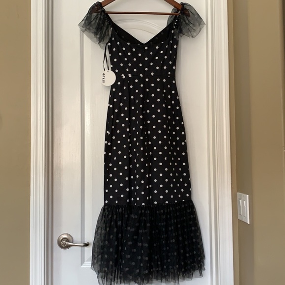 STAUD Tulle Midi Dress - Picture 4 of 12